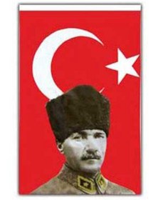 Resim VATAN VT209 ATATÜRKLÜ BAYRAK 100X150 