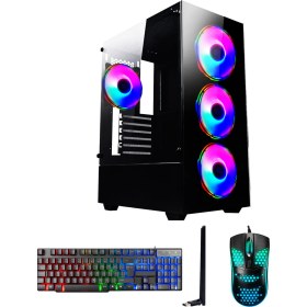 Resim Ramtech Fullforce FF409 İ5-10400F 32GB Ram 256GB SSD 1tb RX580/8GB Oyuncu Masaüstü Bilgisayar 