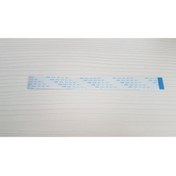 Resim FFC 18 Pin 20cm Ters 1mm Adımlı Esnek Flex Kablo Awm 20624 80c 60v Şerit Fleks Film 