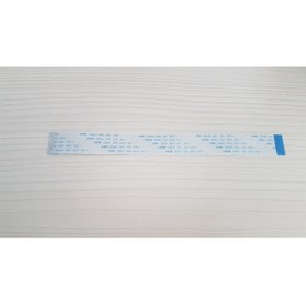 Resim FFC 18 Pin 20cm Ters 1mm Adımlı Esnek Flex Kablo Awm 20624 80c 60v Şerit Fleks Film 