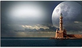 Resim Deniz Feneri Tablo-40 X 60 Cm Yatay 