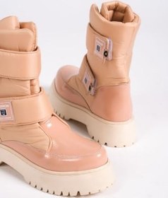 Resim Su Geçirmez Kaymaz Taban Siyah Kadın Kar Botu 