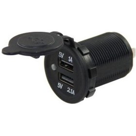 Resim Buhara Elektronik- IC-266C Pano Tipi Usb 8-32V Giriş 5V 1A Ve 5V 2.1A Çıkış 30 MM 10 Adet 