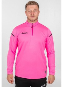 Resim Diadora Alto 25 Antrenman Eşofmanı Tek Üst Pembe 
