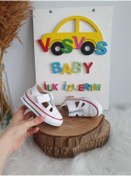 Resim VOSVOSBABYSTORE Beyaz Sandalet 