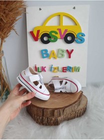 Resim VOSVOSBABYSTORE Beyaz Sandalet 