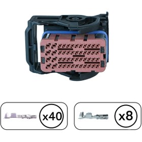 Resim MOLEX Kahverengi Beyin Soketi 48 Pin Kablosuz 