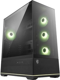 Resim MSI MAG PANO 110R PZ TEMPERLI CAM 3X120MM 1X120MM ARGB FAN ATX PANORAMIK GAMING BILGISAYAR KASASI 