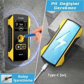 Resim Fnirsi WD-02 Metal Dedektörü Duvar Tarayıcı 