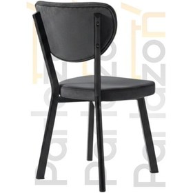 Resim Mia Mutfak Sandalyesi Yemek Odası Bahçe Balkon Otel Restoran Kafe Sandalyesi - 1 Adet Antrasit Antrasit 