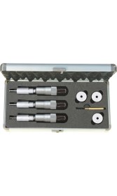 Resim ASIMETO 6-12mmx0.01 2/3-NOKTA TEMASLI MEKANİK MİKROMETRE 