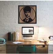 Resim Atatürk Metal Tablo 