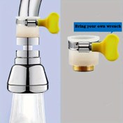 Resim 2 Adet Evrensel Musluk Adaptörü Anahtarlı, 15-24mm Delik Çapı Musluklar Için 