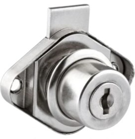 Resim Oval Çekmece Kilidi Anahtarlı Dolap Mobilya Kilidi(Oval) 