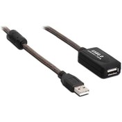 Resim S-Link Sl-Ue140 Usb2.0 20M Şeffaf Uzatma Kablo 