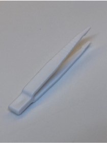 Resim Hdg 5 Adet Düz Uçlu Plastik Cımbız - Beyaz ( Yaklaşık 15 Cm ) Boncuk Dizme Ve Balık Yemi Atma Cımbızı 