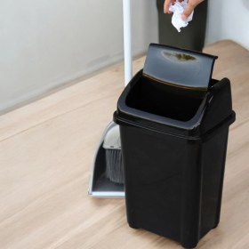 Resim PremiumPort Şık 32 Litre Kapaklı Çöp Kovası, Banyo ve Mutfak Için Ideal 