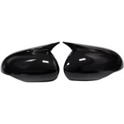 Resim Xiaaokeji Çift Araba Dikiz Aynası Muhafazası Kaplaması Kıa Siyah 