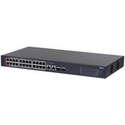 Resim Dahua CS4228-24GT-375 28Port Gigabit 24 Port PoE 375W +2 Port Uplink +2 Port SFP Gigabit Combo Cloud Yönetilebilir Switch 