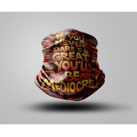 Resim Buffalo Yazı Tasarımlı Motorcu Buff Maske Outdoor Boyunluk Unisex Bandana 