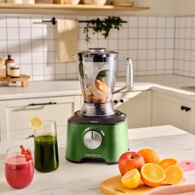 Resim Karaca Mastermaid Power Max 11 In 1 2500W Mutfak Robotu Emerald Green 