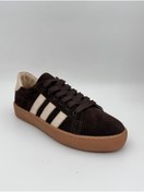 Resim Dalton KADIN SİYAH VİZON SÜET AYAKKABI - ŞERİT DETAYLI SNEAKER 