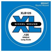 Resim D'Addario XLB125 Tek Bas Gitar Teli (125) 