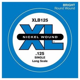 Resim D'Addario XLB125 Tek Bas Gitar Teli (125) 