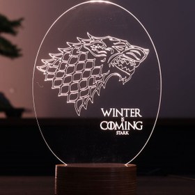Resim Winter is Coming Figürlü Dekoratif Hediye Led Masa Lambası | BYLAMP 