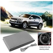 Resim Siyah Nefes Araç Direksiyon Kapağı Gidon Koruyucu Oto Dıy Dekorasyon 