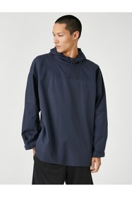 Resim Koton Spor Oversize Yağmurluk Kapşonlu Uzun Kollu Su Geçirmez 