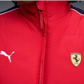 Resim Puma Scuderıa Ferrarı Mt7 Erkek Dolgulu Yelek 632763 02 Kırmızı 