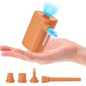 Resim Geeroyoo Taşınabilir Hava Pompası & Kamp Lambası: Type-c Hızlı Şarj, 2000mah Pil, Tek Tuş - Havuz, Şişme Yatak İçin 