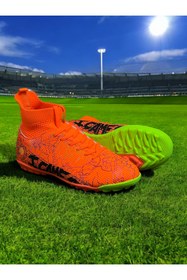 Resim Playup Çoraplı Halı Saha Magnetic Pro Series Dijital Baskılı Ortopedik(dynamic İnsole)taban Spor Ayakkabı 