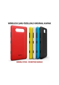 Resim Senalstore Nokia Lumia 820 Arka Kapak Pil Kapağı - Beyaz 