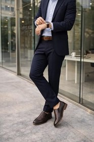Resim Muggo CRİSH Hakiki Deri Bağcıksız Erkek Günlük Klasik Casual Ayakkabı 