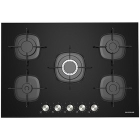 Resim ilverline Cs5622b01 75 Cm Siyah Ankastre Cam Ocak 