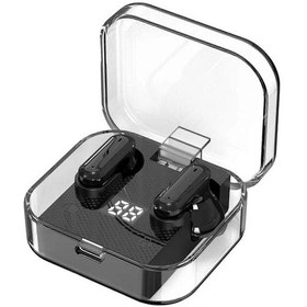 Resim Kablosuz Bluetooth Kulaklık Şeffaf Uzay Kapsülü Kulak İçi 