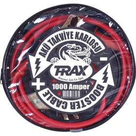 Resim T-RAX Akü Takviye Kablosu Çantalı Araç Oto Kalın Kaliteli Kablo 1000 Amper 1000akütakviye 