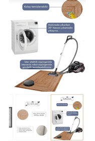 Resim Home Seksekli araba yollu eğitici öğretici çocuk odası oyun halısı kaymaz taban leke tutmaz 