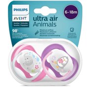 Resim Philips Avent Ultra Air Emzik - Kız 6-18m+ 