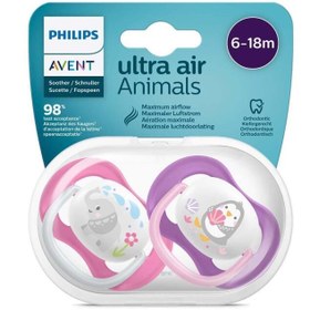 Resim Philips Avent Ultra Air Emzik - Kız 6-18m+ 