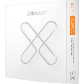 Resim D'Addario XSABR1047 XS 80/20 Bronze Akustik Gitar Teli - Extra Light (10-47) 