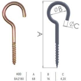 Resim Beşel Açık Piton 21x80 100 Adet 