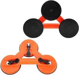 Resim Badem10 Vantuz Cam Vantuzu Vakumlu Cam Fayans Ahşap Tutucu Taşıma Araba Kaporta Göcük Çektirme 3'lü Plastik 