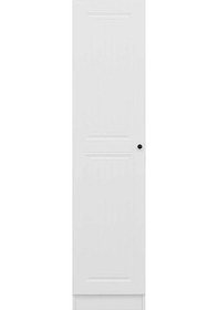 Resim Minar Kale 1 Kapaklı Raflı Dolap Beyaz - İlk Bahar Mebran 190cm 