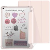 Resim Kalem Tutucu Kılıf İle İpad Uyumlu Pro 11 M2 M4 2024 Hava 6 10.9 Akıllı Kapak İpad Uyumlu 9.7 Pembe İpad Uyumlu 5th 6th 9.7 Kılıf 