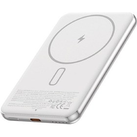 Resim Wiwu Wi-p088 Led Işık Göstergeli Pd 20w Kablosuz Powerbank 5000mah 15w Gümüş Gümüş 
