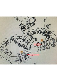 Resim Opel Vectra B 2.5 Emme Manifolt Hortumu 410892300 