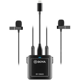 Resim Boya By Dm20 Pc Telefon İkili Yaka Mikrofonu Kit 